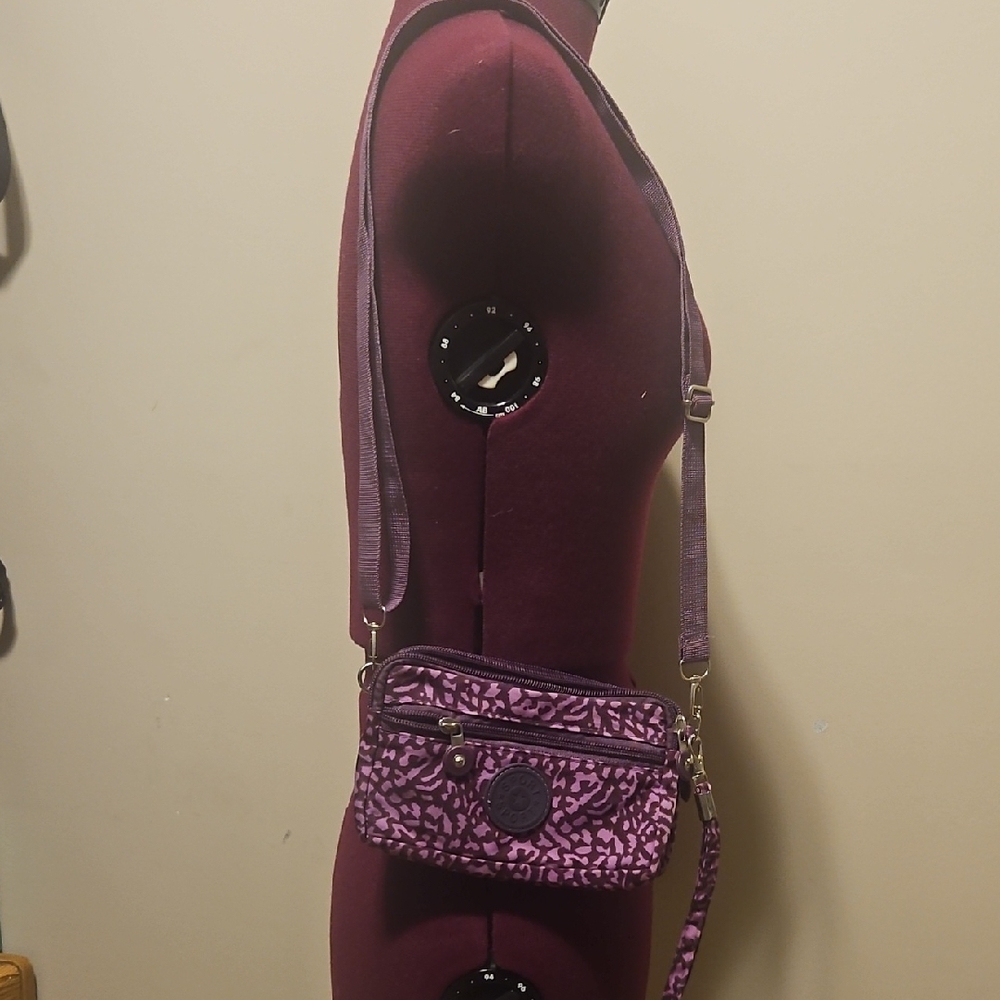 Purple Patterned Women's Crossbody Bag